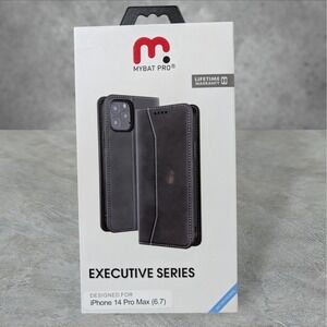 i4. Mybat Pro Executive Series Case For Apple iPhone 14 Pro Max - Black‎